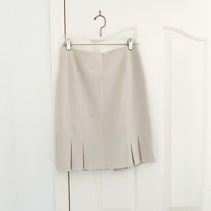 Amanda Smith Khaki/Stone Pencil Skirt